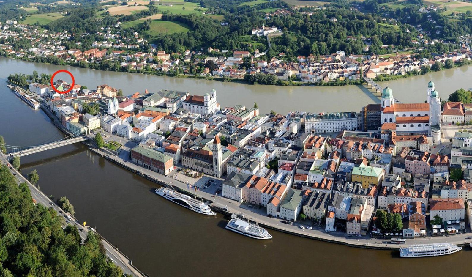 Schloss Ort Passau Exteriör bild
